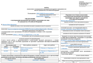 Скачать бланк отчёта о пребывании в рф год на основании рвп