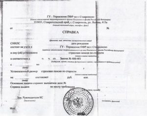 Что писать вместо пенсионного удостоверения справку