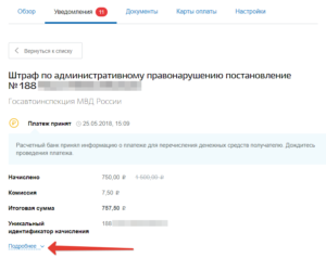 Как понять проведен ли платеж на госуслугах