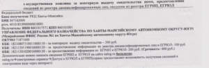 Кбк для оплаты выписки из егрюл 2020 для юридических лиц