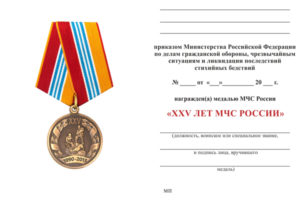 Ведомственная медаль мчс рф дающие право на ветерана труда