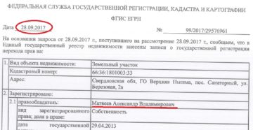 Где серия и номер в егрн