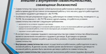 Внешнее совместительство инвалидов