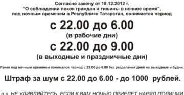 До скольки можно шуметь в квартире по закону рф 2020 в барнауле